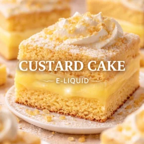 NEW! Custard Cake Dessert E-liquid