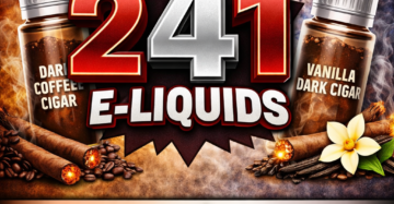 Dark Coffee Cigar & Vanilla Dark Cigar - Two For One E-liquids