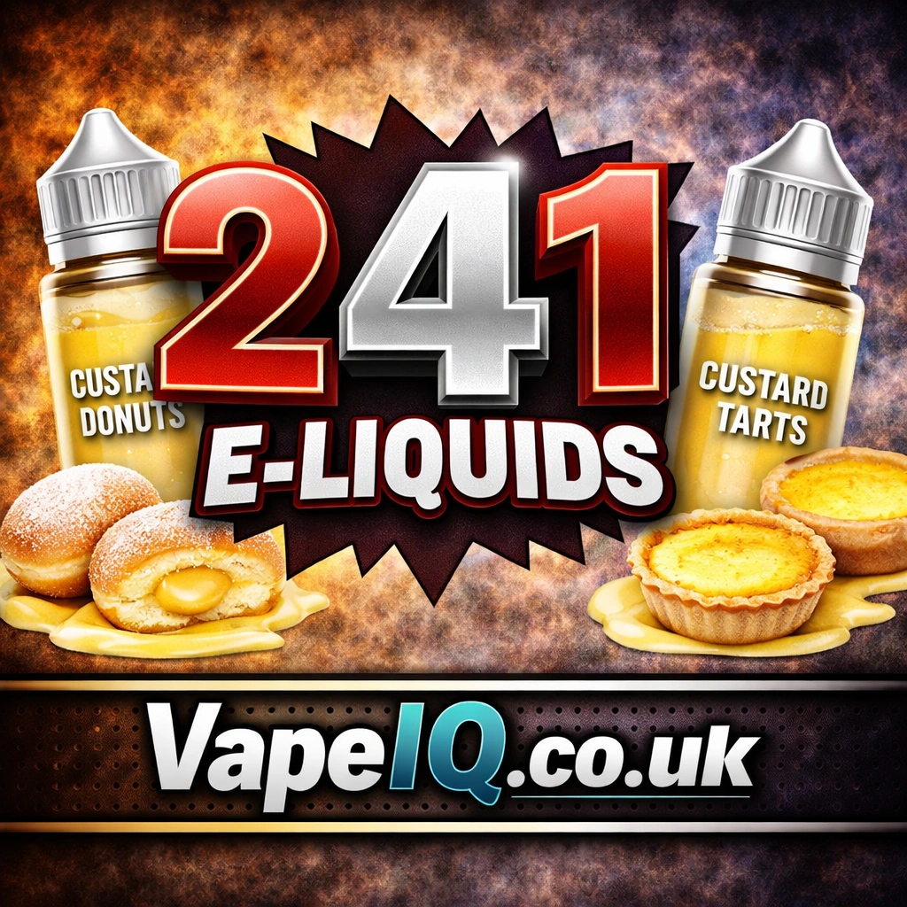 Custard Donuts & Custard Tarts - Two For One E-liquids Custard Donuts & Custard Tarts