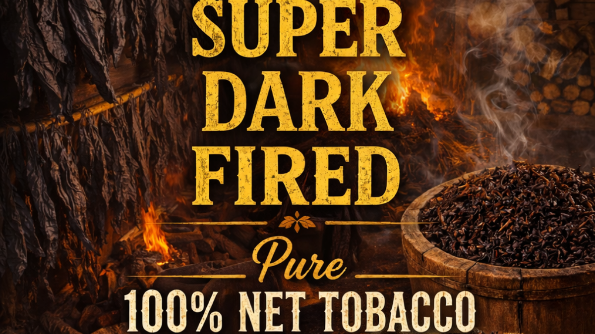 Super Dark Fired Tobacco E-liquid. Real Tobacco Vape Flavour