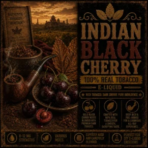 Indian Black Cherry 100% Tobacco E-liquid
