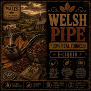 Welsh Pipe 100% Tobacco E-liquid