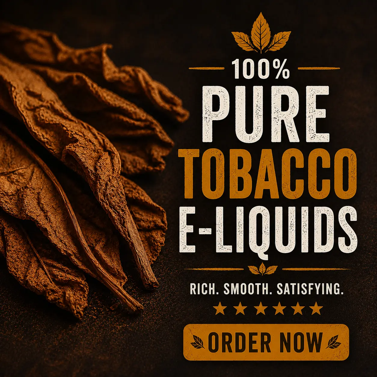 100% NET Tobacco E-liquids